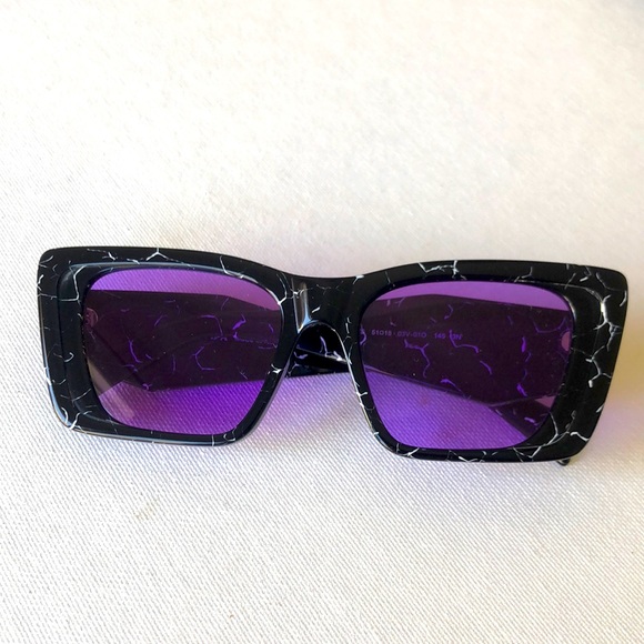 Prada abstract style sunglasses purple lens PR 08YS - Picture 3 of 9